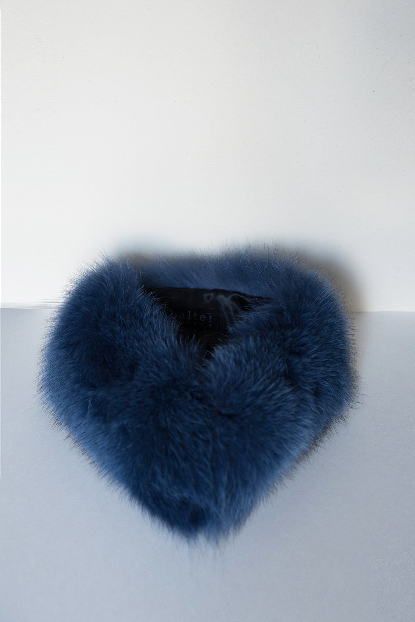 Cuello de zorro azul