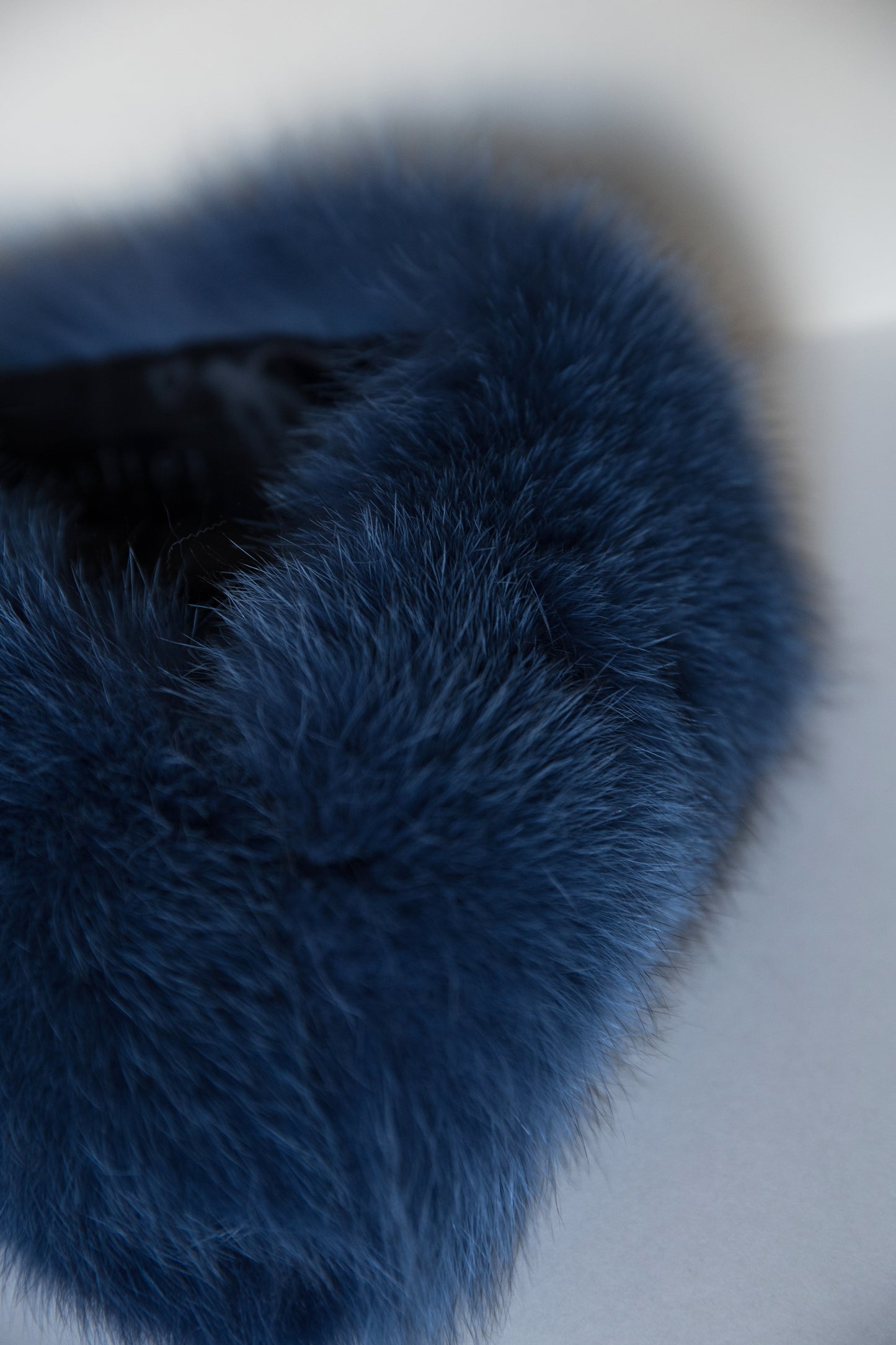 Cuello de zorro azul