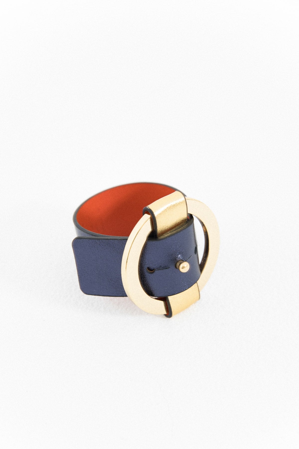 Pulsera SATURN Mettalic blue combinada con mettalic gold
