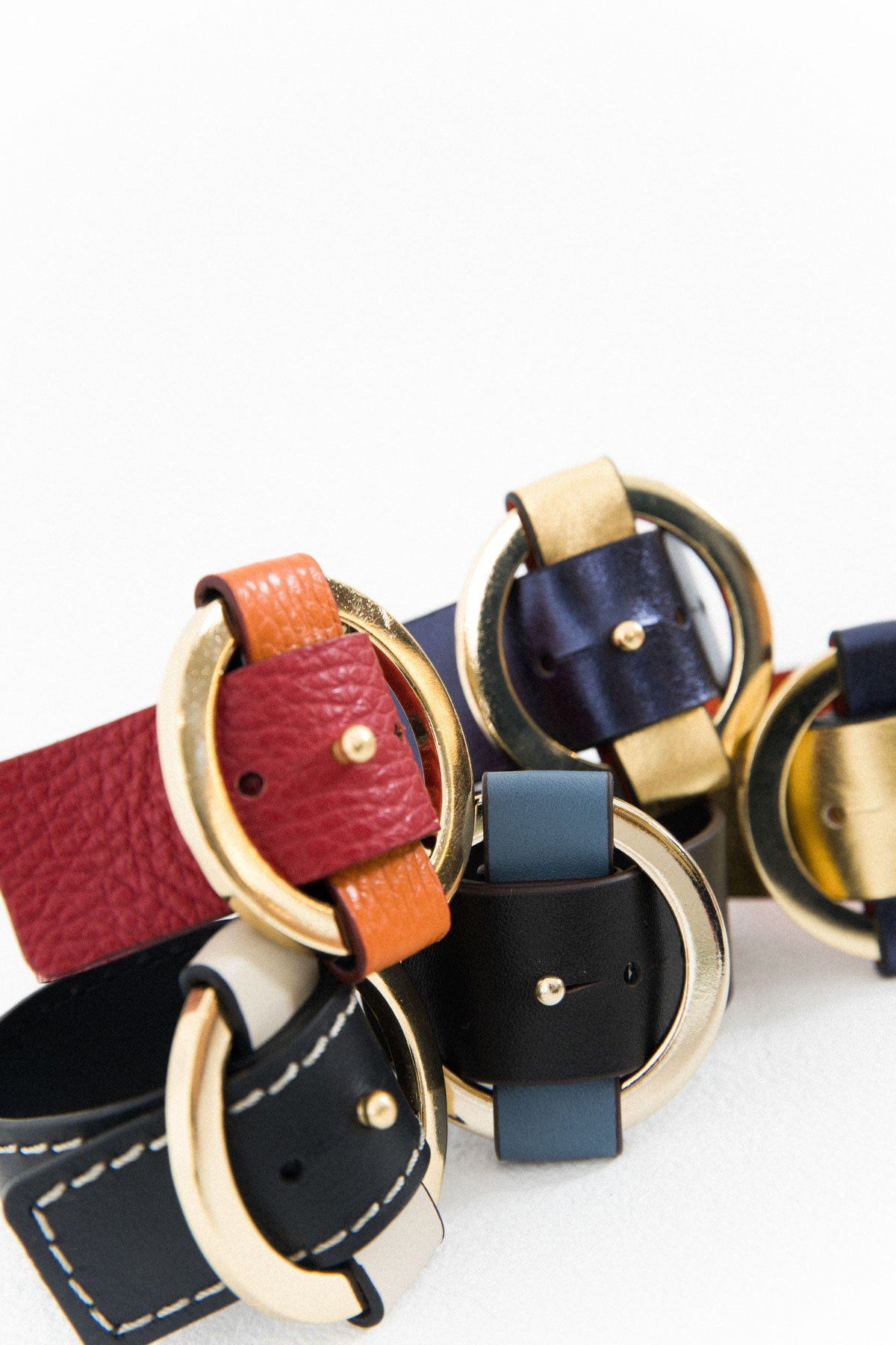 Pulsera SATURN Mettalic blue combinada con mettalic gold