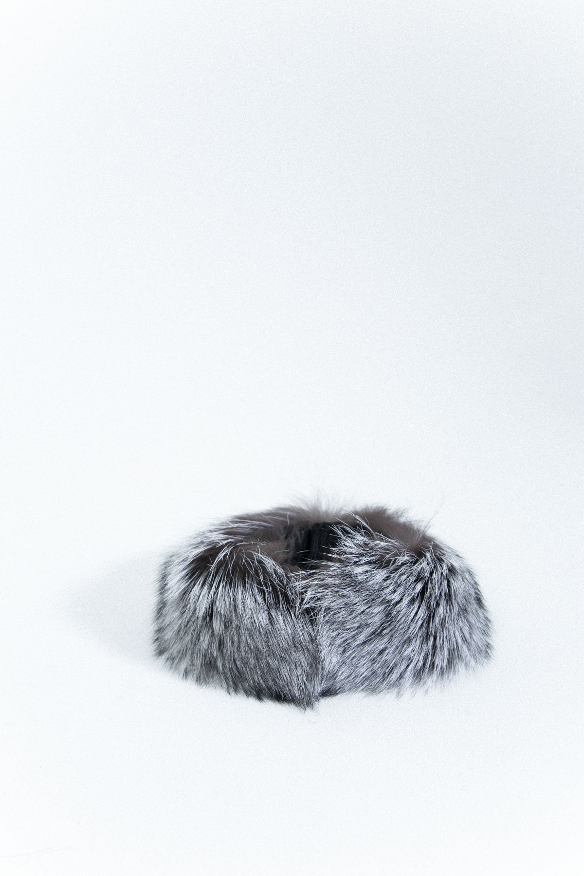 Cuello de zorro gris