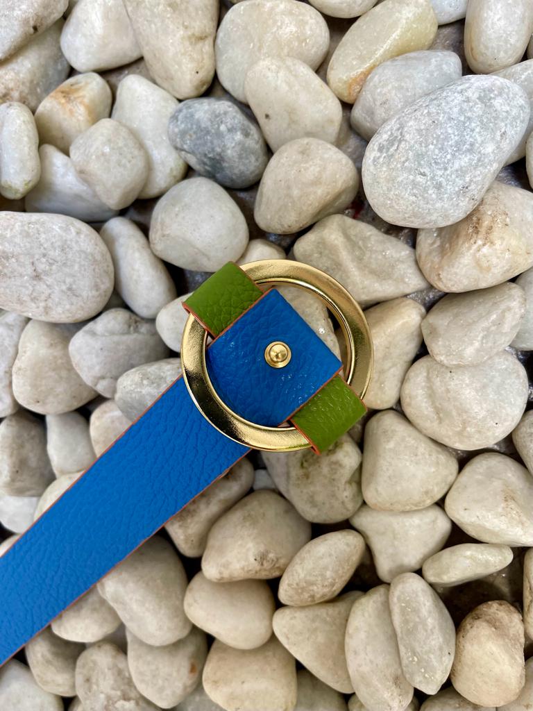 NEW IN - Pulsera SATURN azul freshy combinada con verde