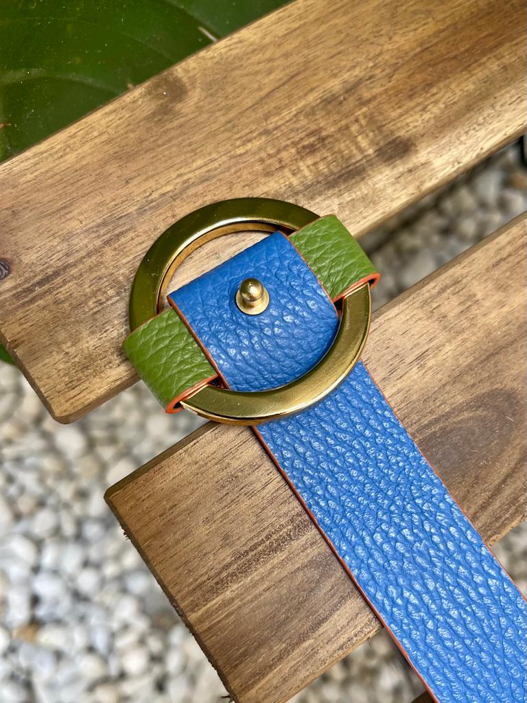 NEW IN - Pulsera SATURN azul freshy combinada con verde