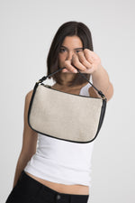 Cargar imagen en el visor de la galería, Baby Blixen Bag Lino y Piel
